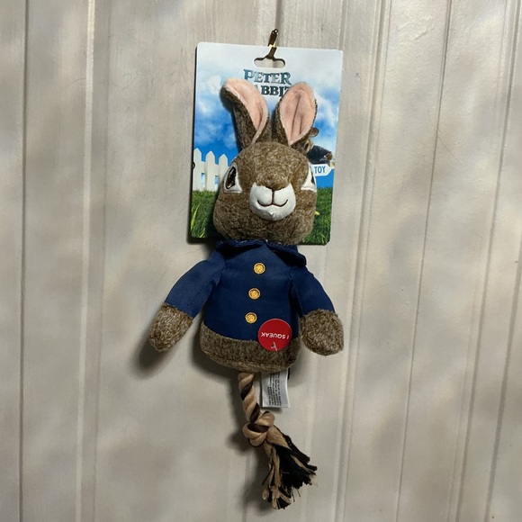 Brand New Interactive Rope Dan Dee Peter Rabbit Spring-Style Legs Plush Toy 13” - Picture 3 of 7